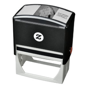 Tampon Auto-encreur Coutume 2,9" d'avenue Maria x 1,4" timbre