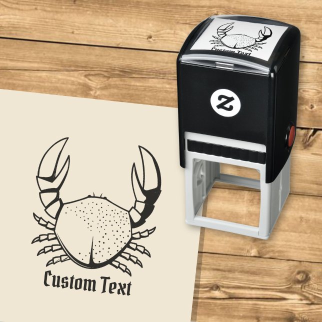 Tampon Auto-encreur Crabe (Créateur téléchargé)
