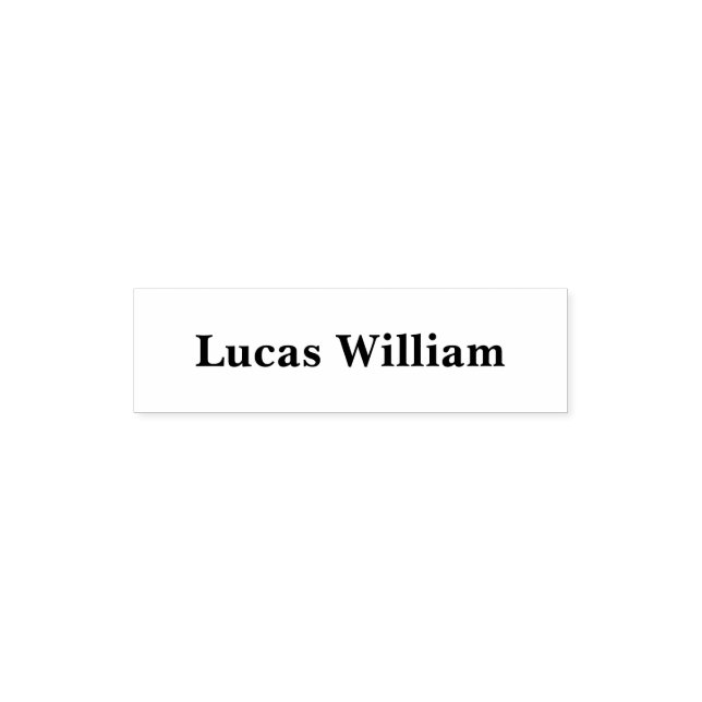 Tampon Auto-encreur Create custom personalized elegant signature name  (Design)