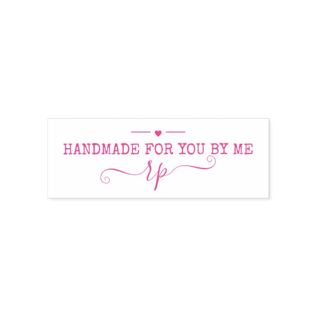 Tampon Auto-encreur Créez vos propres initiales (Design)