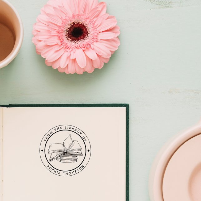 Tampon Auto-encreur Créez Votre Personnalisation À Partir De La Biblio (Créateur téléchargé)