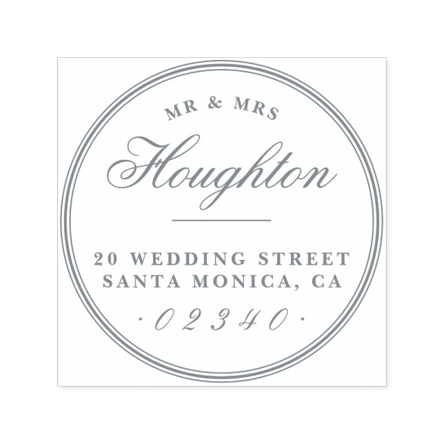 Tampon Auto-encreur Créez votre propre adresse de retour personnalisée (Design)