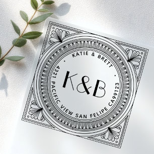 Tampon Auto-encreur Créez votre propre adresse de retour personnalisée