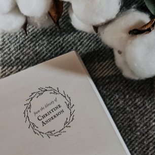 Tampon Auto-encreur Créez Votre Propre Couronne De La Bibliothèque De