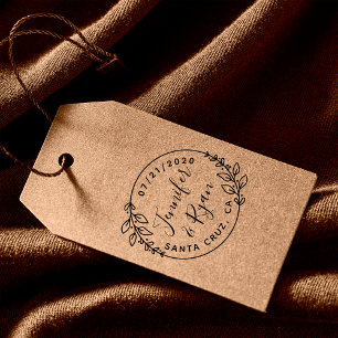 Tampon Auto-encreur Créez Votre Propre Mariage Rond Cute Enregistrer L