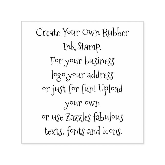 Tampon Auto-encreur Créez votre propre personnalisation (Design)