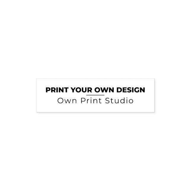 Tampon Auto-encreur Custom Print Your Own | Printing My Own To Order (Design)