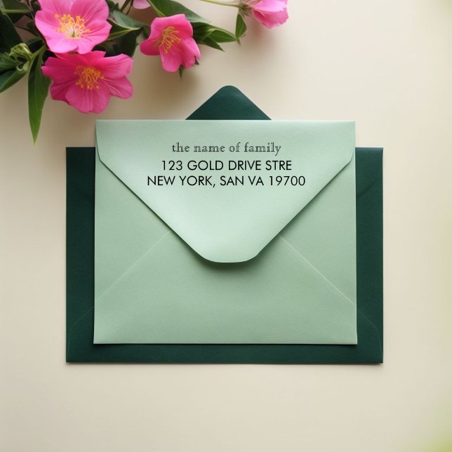 Tampon Auto-encreur Custom Self Inking Stamp – Personalized Address St (Créateur téléchargé)