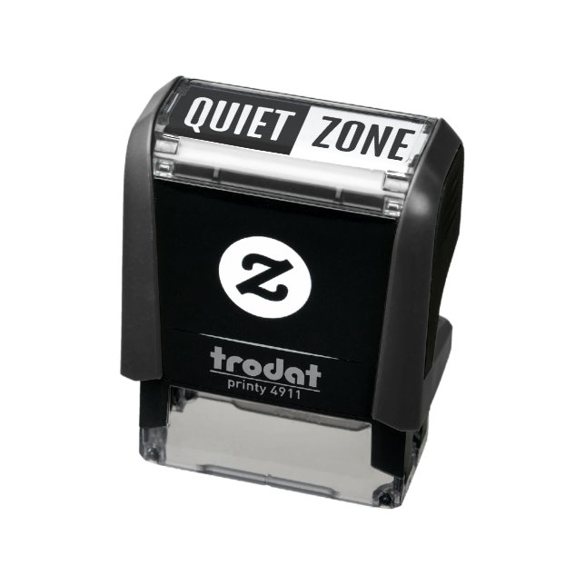 Tampon Auto-encreur Custom Text Quiet Zone (Produit)