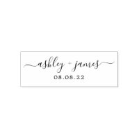Date Mariage des noms de script chic