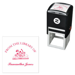 Tampon Auto-encreur De la bibliothèque de Stamp Elegant