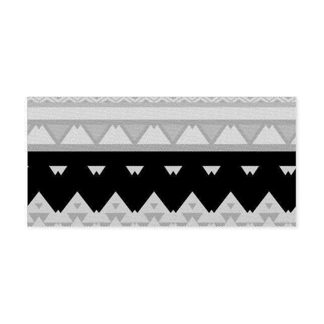 Tampon Auto-encreur Design tribal pastel (Design)