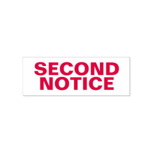 Tampon Auto-encreur Deuxième avis de facturation ou de facturation