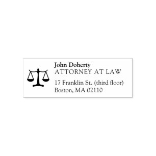 Tampon Auto-encreur Échelles de justice   Bureau du droit