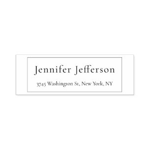 Tampon Auto-encreur Élégant Moderne Simple Professionnel