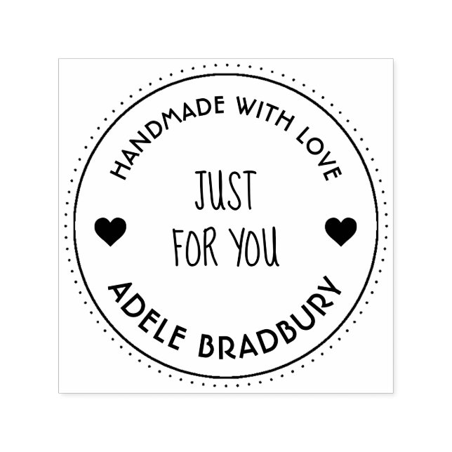 Tampon Auto-encreur Élégant Personnalisé Fabriqué à la Main Par (Design)