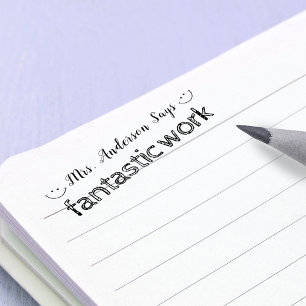 Tampon Auto-encreur Encouragement simple Fantastique travail personnal