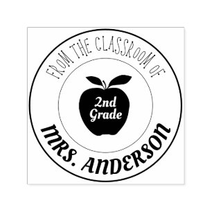 Tampon Auto-encreur Enseignant et niveau De la classe de