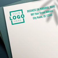 Entreprise personnalisée Logo Adresse Vert