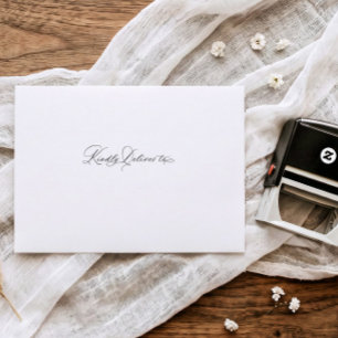 Tampon Auto-encreur Enveloppe de mariage, veuillez remettre à l'écritu