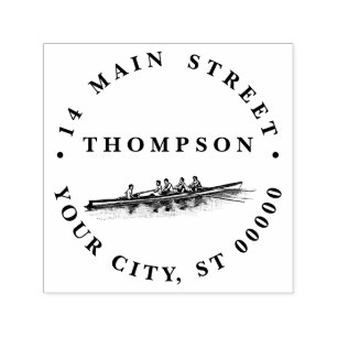 Tampon Auto-encreur Équipe de raideurs d'aviron Sports nautiques