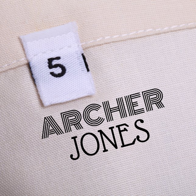 Tampon Auto-encreur Étiquettes de vêtements pour enfants (Créateur téléchargé)