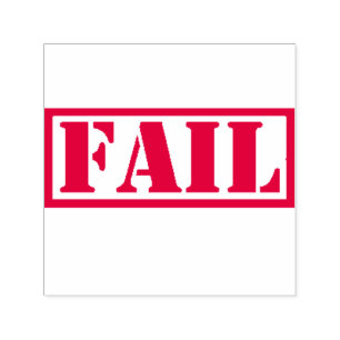 Tampon Auto-encreur Etome drôle FAIL Timbre en caoutchouc