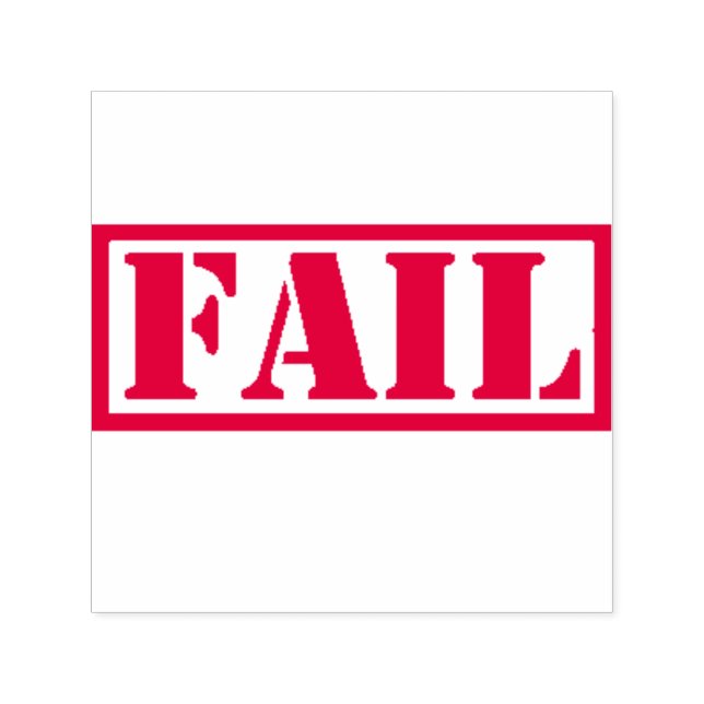 Tampon Auto-encreur Etome drôle FAIL Timbre en caoutchouc (Design)