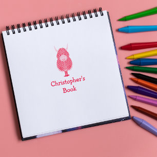 Tampon Auto-encreur Ex-libris personnalisé de vache des Highlands