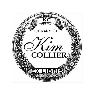 Tampon Auto-encreur Ex Libris - Timbre plaque - Customisé