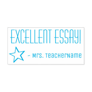 Tampon Auto-encreur "EXCELLENTE ESSAYE !" Marquage du tampon en caoutc