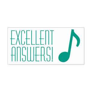 Tampon Auto-encreur "EXCELLENTES RÉPONSES !" Timbre en caoutchouc de l