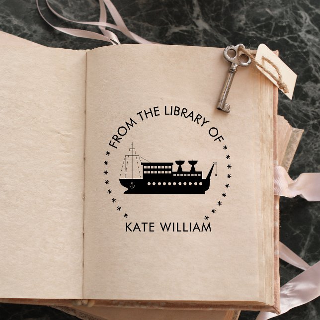 Tampon Auto-encreur Expédition à partir de la bibliothèque de timbres  (Créateur téléchargé)