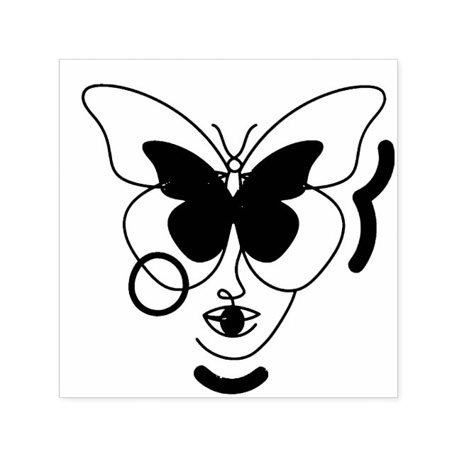 Tampon Auto-encreur Femme (Design)