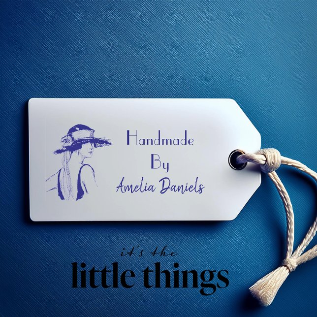 Tampon Auto-encreur Fille Flapper des années 1920 artisanale (Créateur téléchargé)