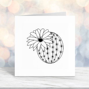 Tampon Auto-encreur Fleur Cactus