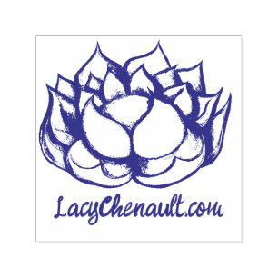 Tampon Auto-encreur Fleur Lotus