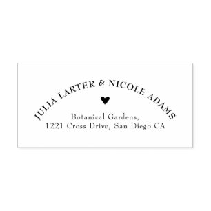 Tampon Auto-encreur Fleur sauvage Jaune Marigold Mariage de feuillage