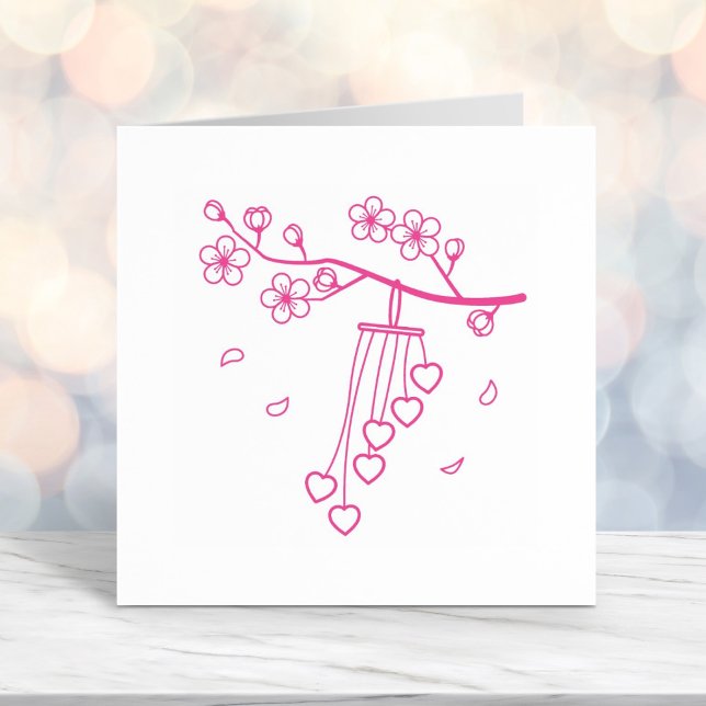 Tampon Auto-encreur Fleurs de chaux éolien (Créateur téléchargé)