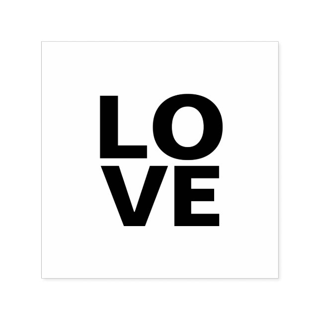 Tampon Auto-encreur Fond gris ardoise tendance Amour Mariage  (Design)