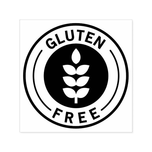Tampon Auto-encreur Food Allergy Icon Gluten Free (Design)