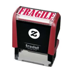 Tampon Auto-encreur Fragile Business Office Cadre Simple Word