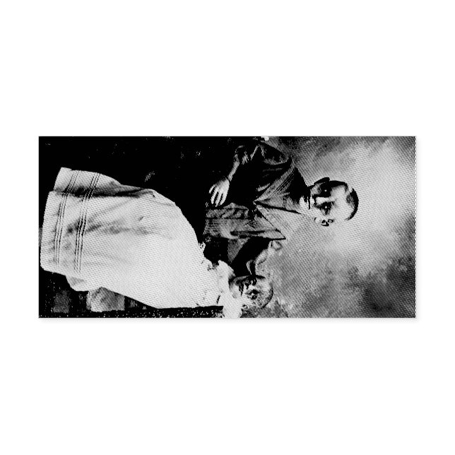 Tampon Auto-encreur Frères zombies (Design)