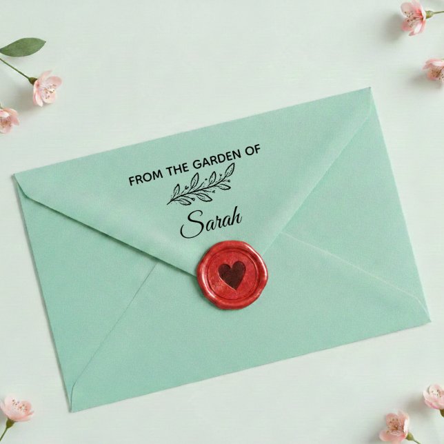 Tampon Auto-encreur From the Garden of Custom Name Stamp (Créateur téléchargé)