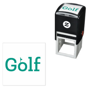 Tampon Auto-encreur GOLF avec indicateur de trou
