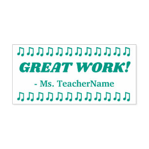 Tampon Auto-encreur "GRAND TRAVAIL !" Timbre en caoutchouc de marquage