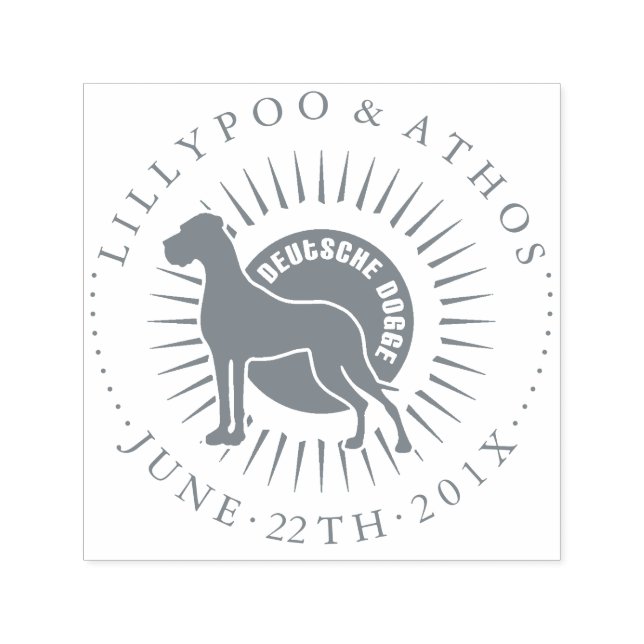 Tampon Auto-encreur Great Dane Stamps (Design)
