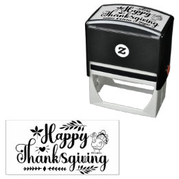 Tampon Auto-encreur Happy Thanksgiving