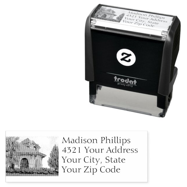 Tampon Auto-encreur Historic 1904 World’s Fair Pavilion - St Louis (En situation)