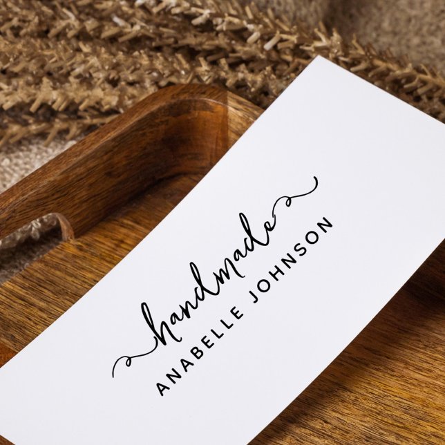 Tampon Auto-encreur Hobby de Whimsical manuscrit de nom personnalisé f (whimsical hand-written handmade custom name stamp)